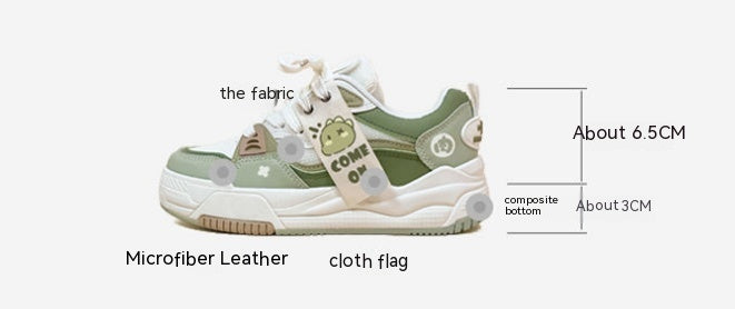 Hong Kong Style plate-forme papa chaussures femme Niche sport loisirs