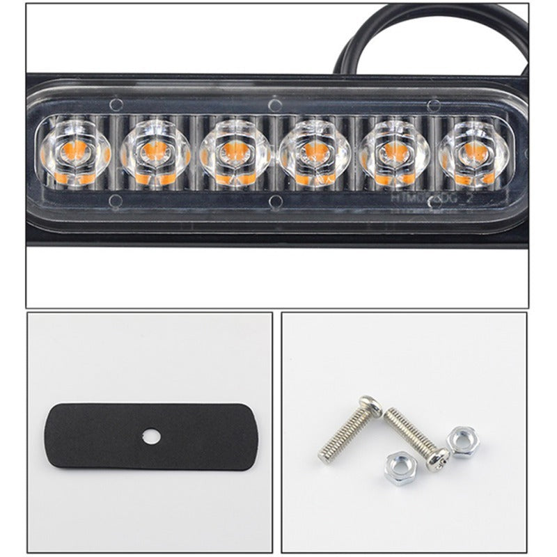 Feu latéral clignotant pour camionnette, feu latéral de camion, voyant d'avertissement clignotant, voyant d'avertissement Anti-collision