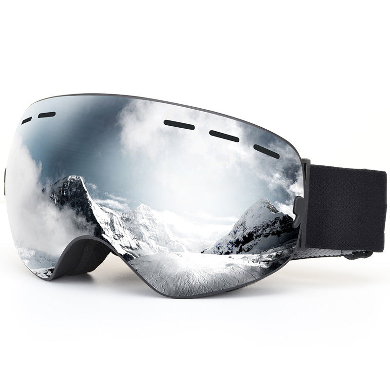 Grand miroir sphérique enduit, lunettes coupe-vent pour myopie à la cocaïne, lunettes de ski HX18 Edge