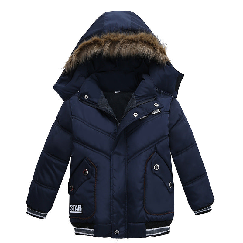 Vestes matelassées en coton pour garçons de petite et moyenne taille