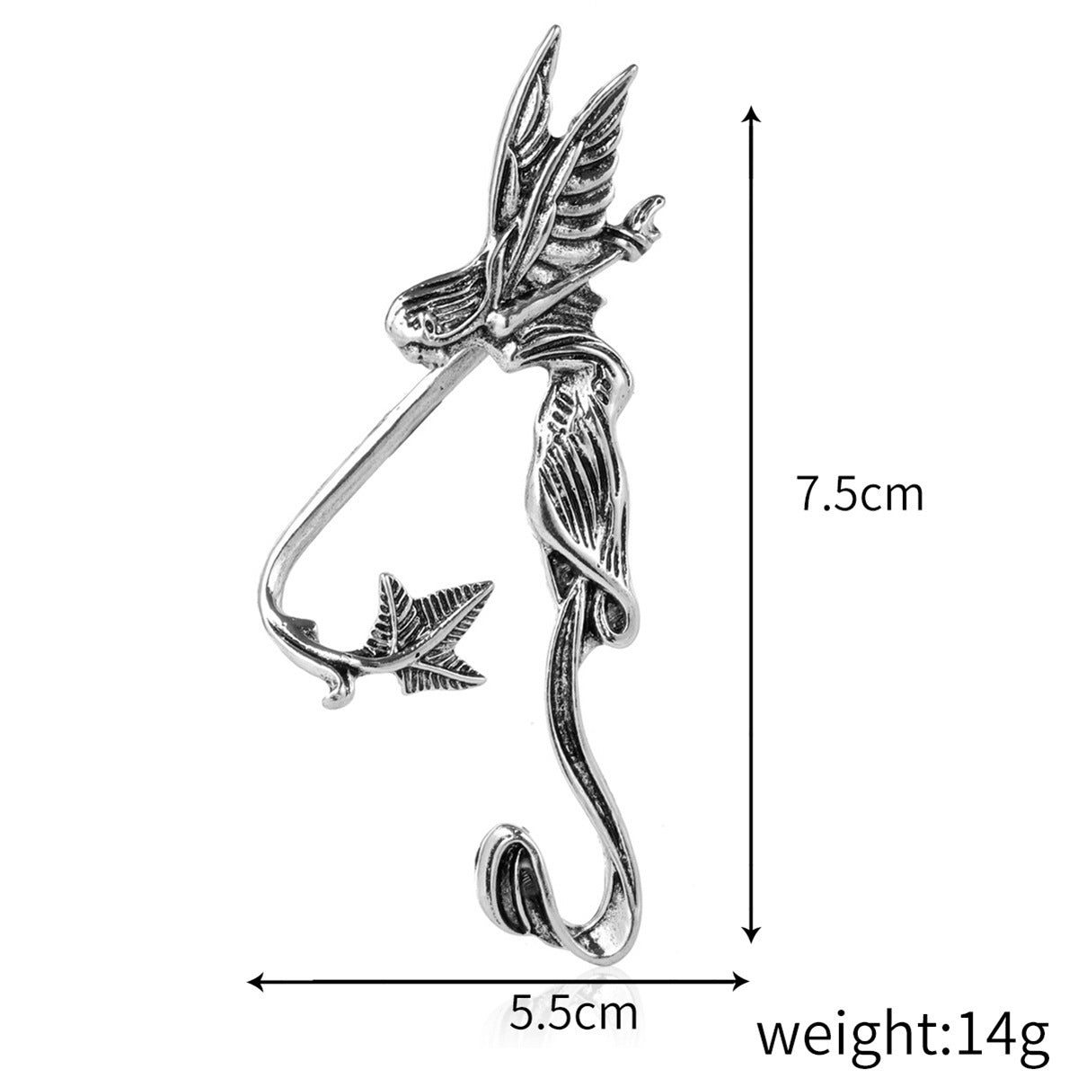 Ailes de fée à la mode, oreille de Dragon suspendue