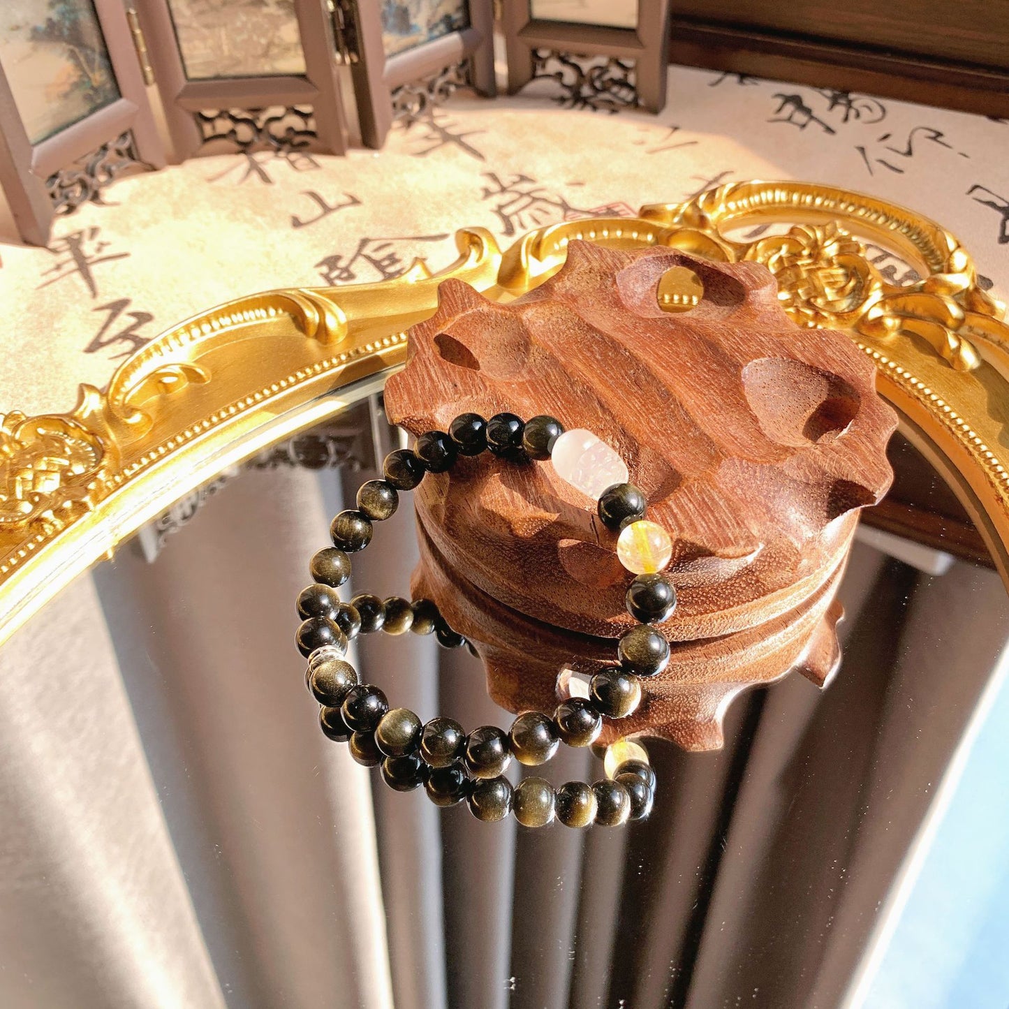 Bracelet en cristal de niche de style bricolage naturel
