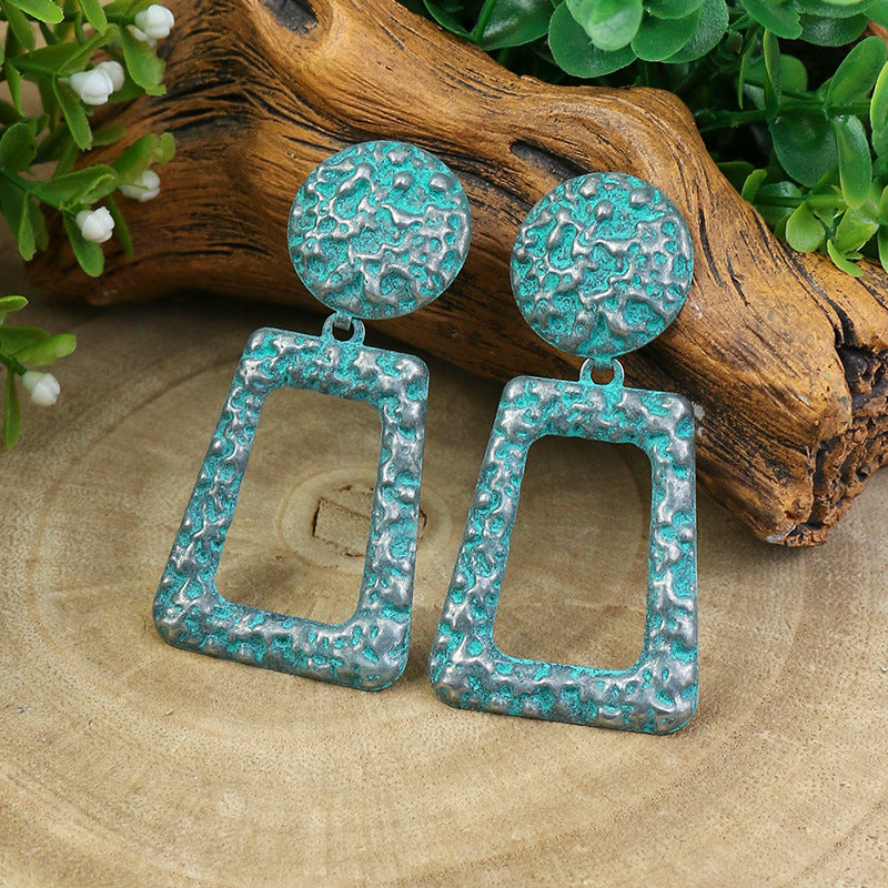 Boucles d'oreilles géométriques à la mode pour femmes