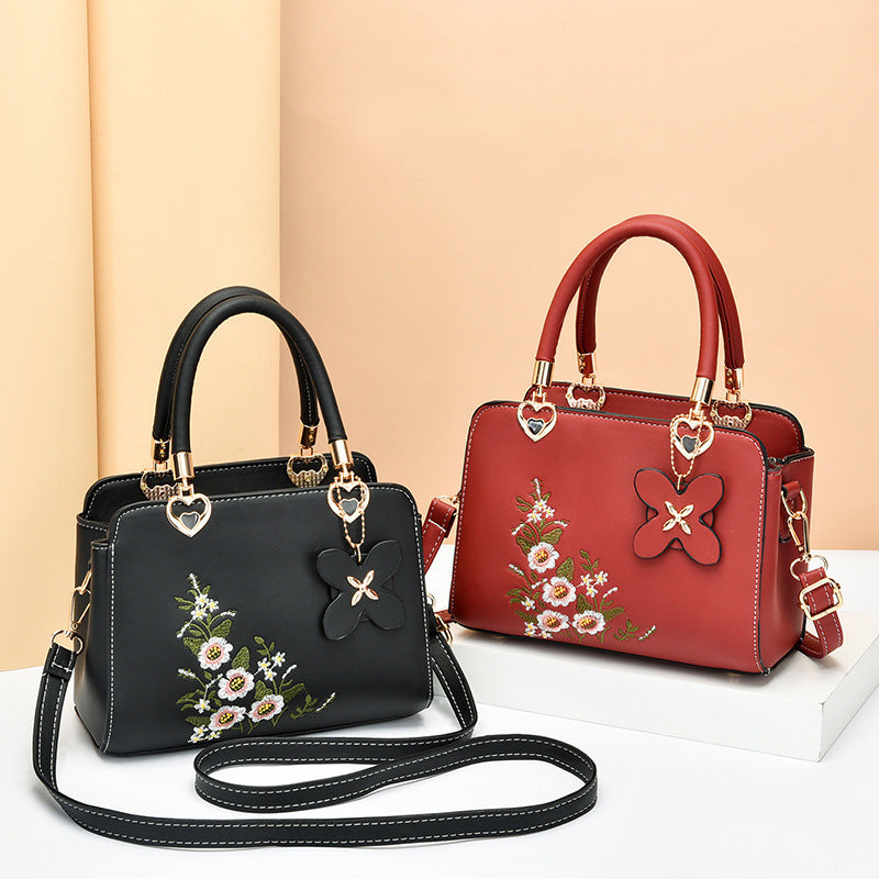 Sac à main à bandoulière décoratif à imprimé Floral pour femmes, mode européenne et américaine