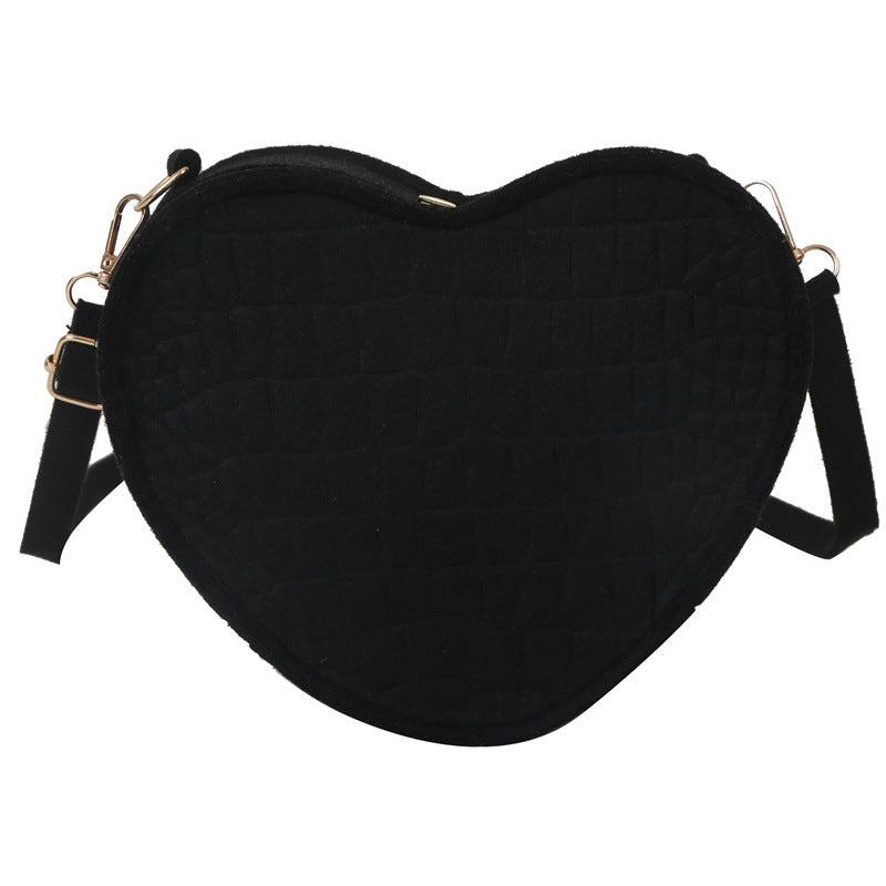 Bolso oblicuo simple y fresco Bolso de hombro de simplicidad popular