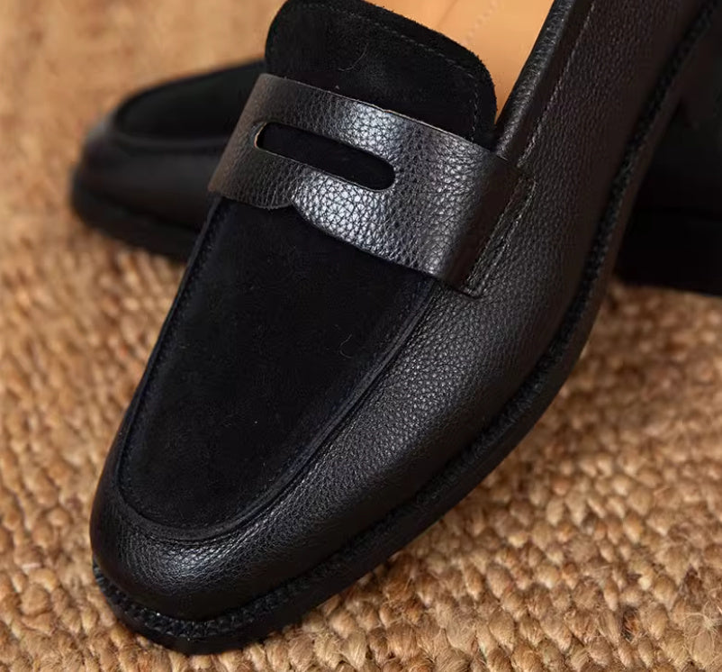 Chaussures décontractées à petit bout carré