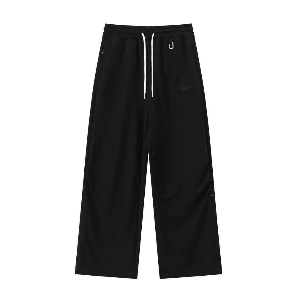 Sports Pants Men's High Street Tide Pleated Loose And Simple