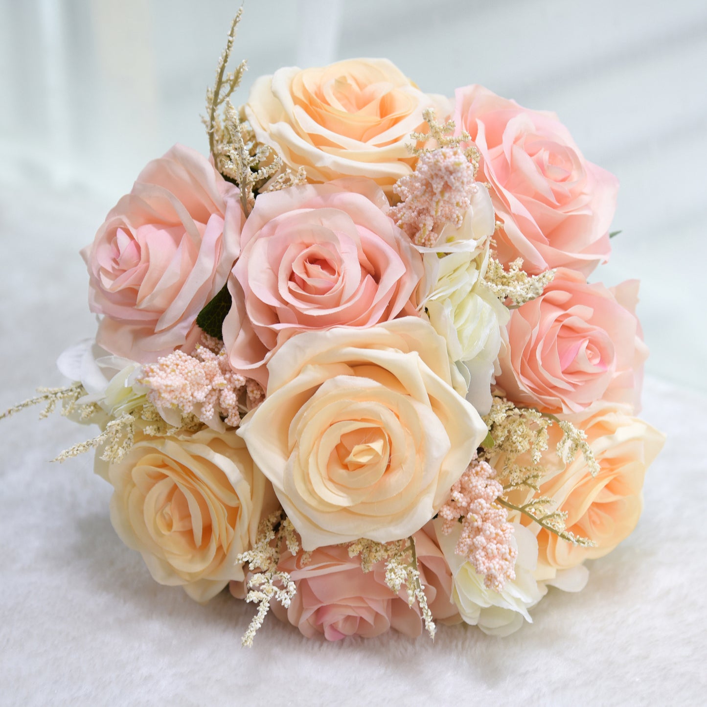 Simulation de Bouquet à main en plein air, accessoires de photographie, fournitures de mariage pour mariée