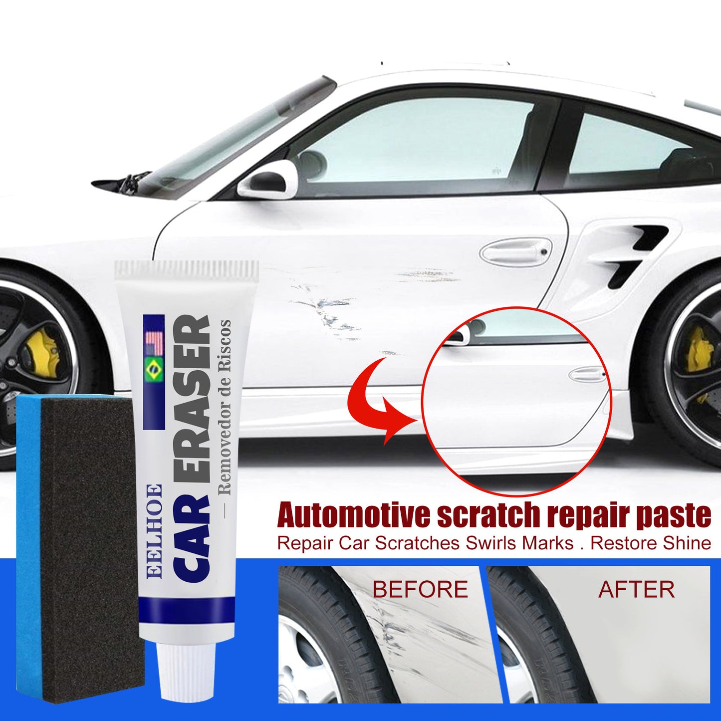 Abrasif anti-rayures pour voiture
