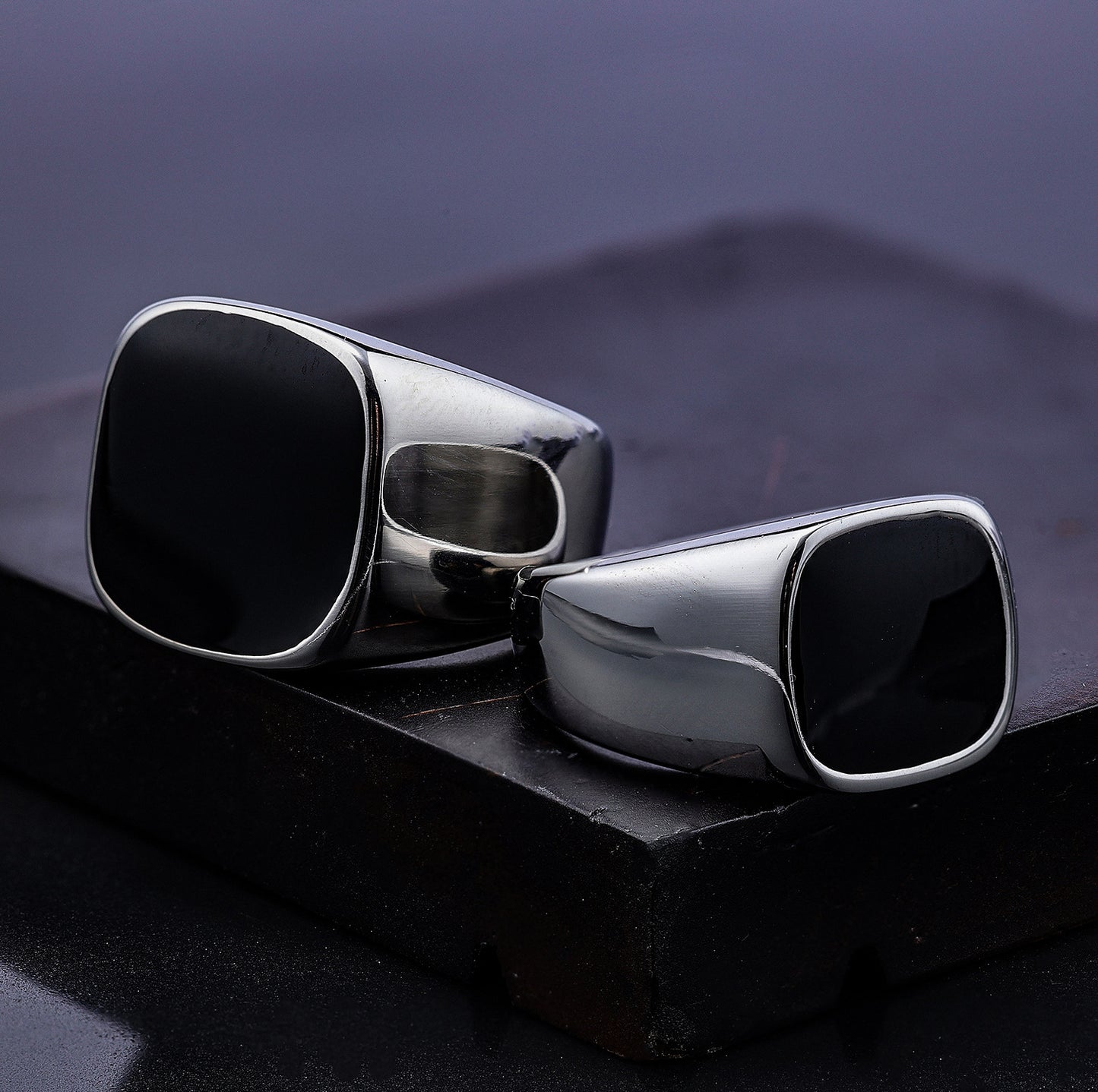 Bague époxy de couleur magique classique de Style Ins Simple européen et américain, ne se décolore pas