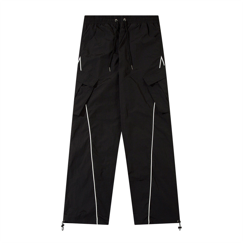 Fashion Men's Street Leg Drawstring Trousers
