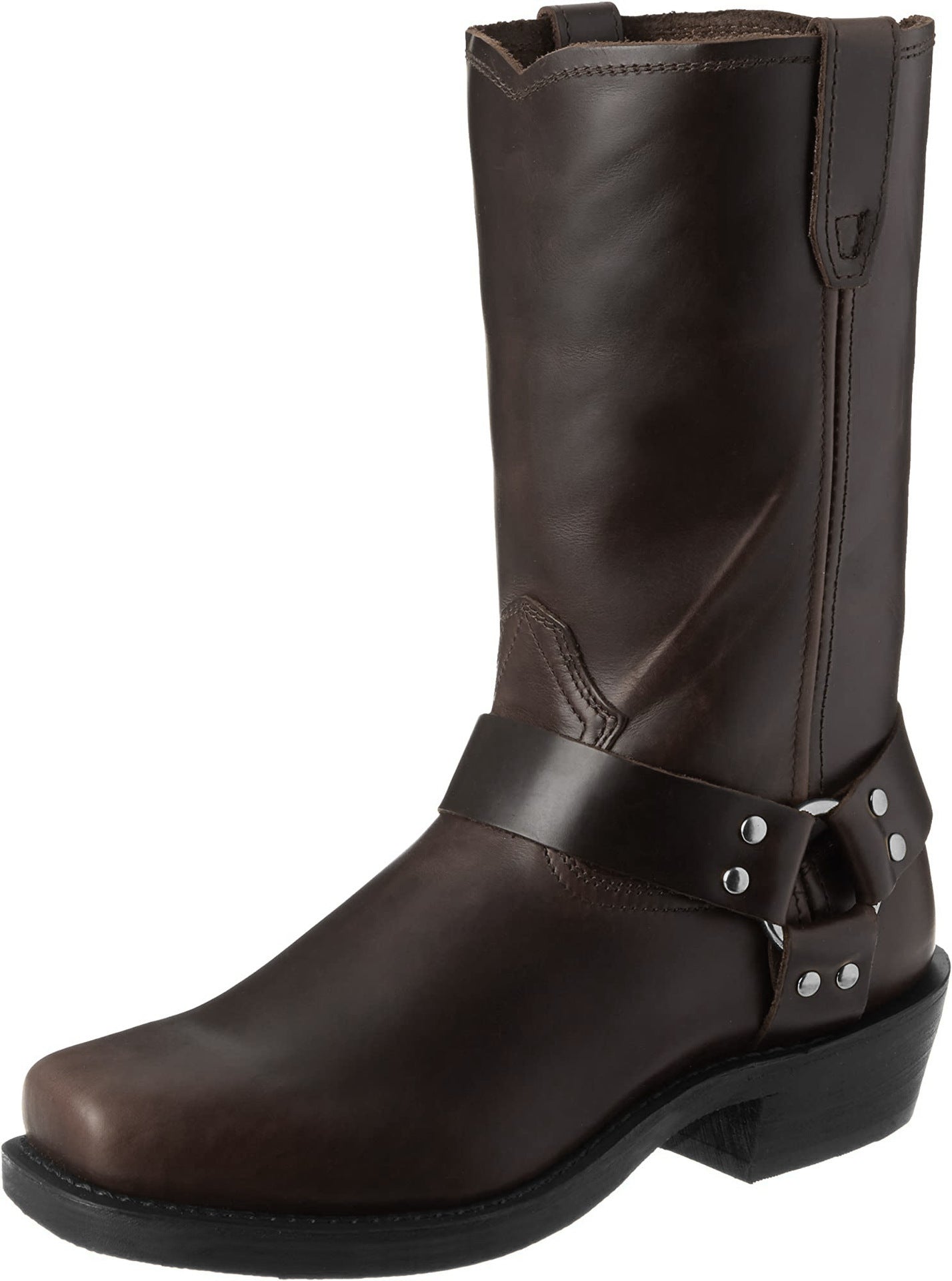 Bottes courtes à la mode pour hommes, chaussures à talon carré