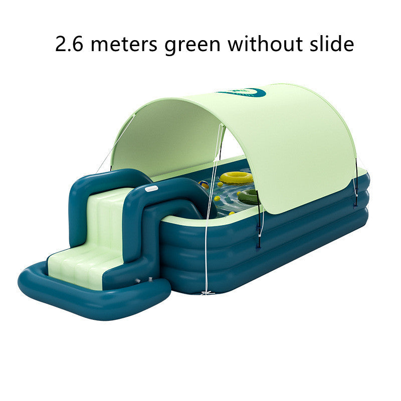 Piscine gonflable automatique pour enfants ombre piscine pour bébé seau de natation piscine pliante pataugeoire piscine à balles gonflable