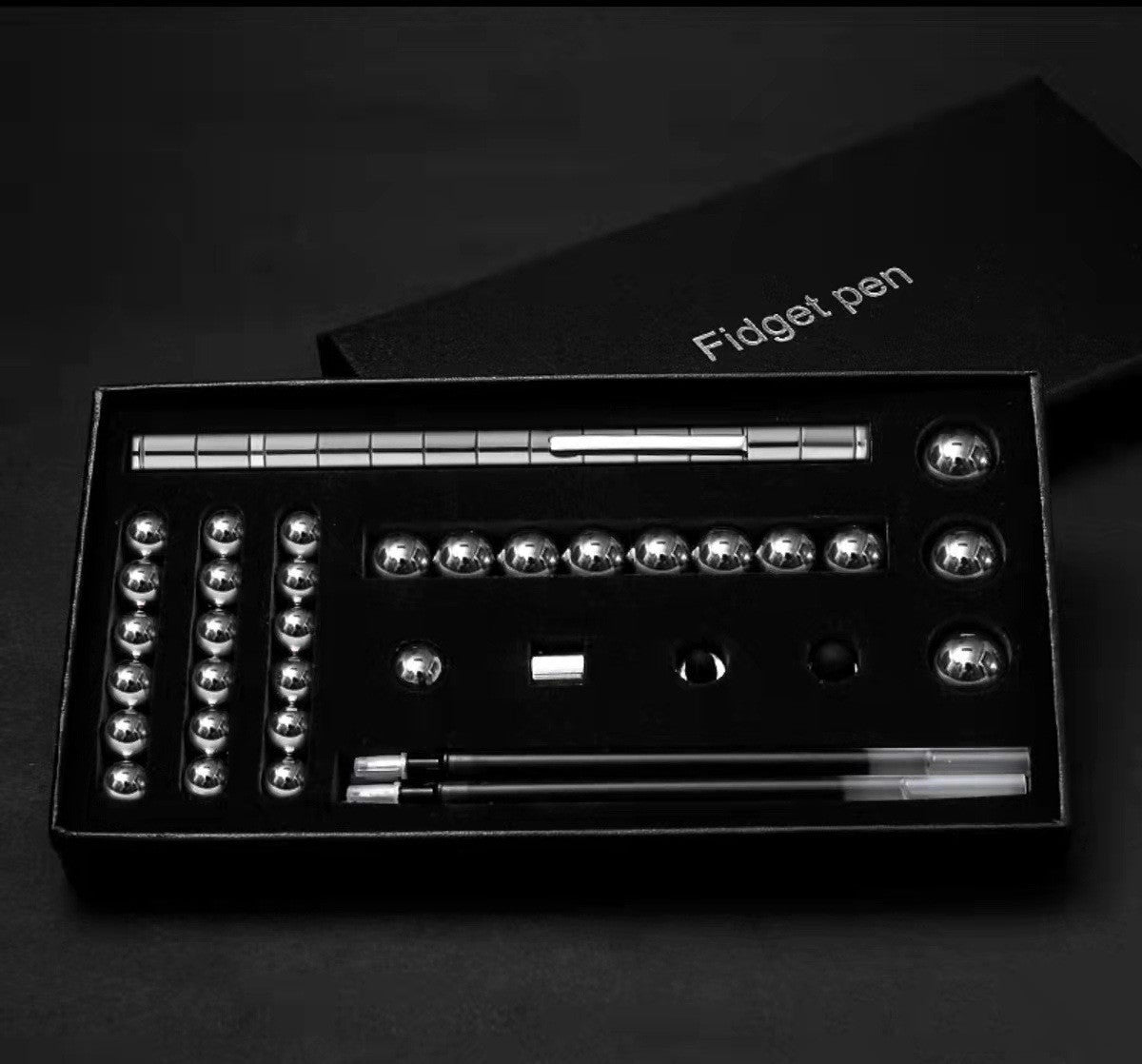 Bolígrafo Polar magnético, imán de Metal Modular, tinta de pensamiento, juguete antiestrés, enfoque antiestrés, bolígrafo táctil borrable