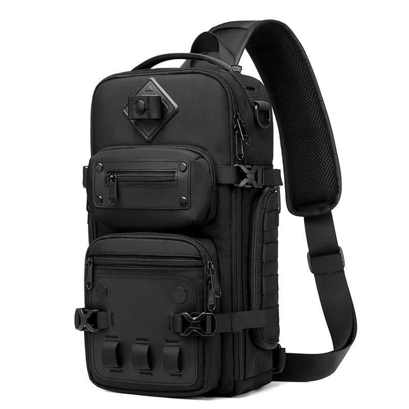 Sac de messager de sport de grande capacité en plein air de poitrine tactique