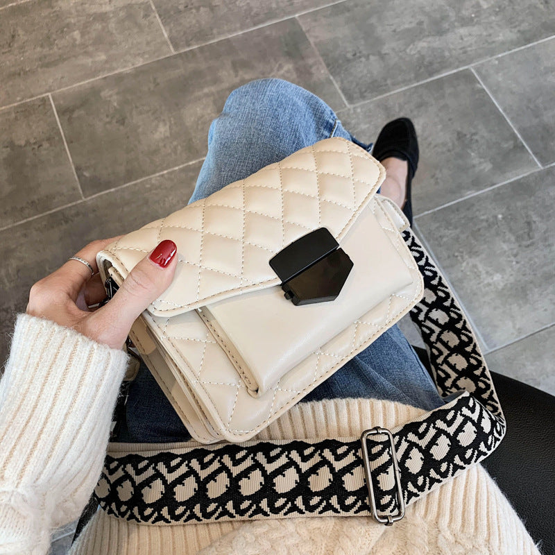 Simple Women's Fashion Shoulder Diamond Crossbody Bag