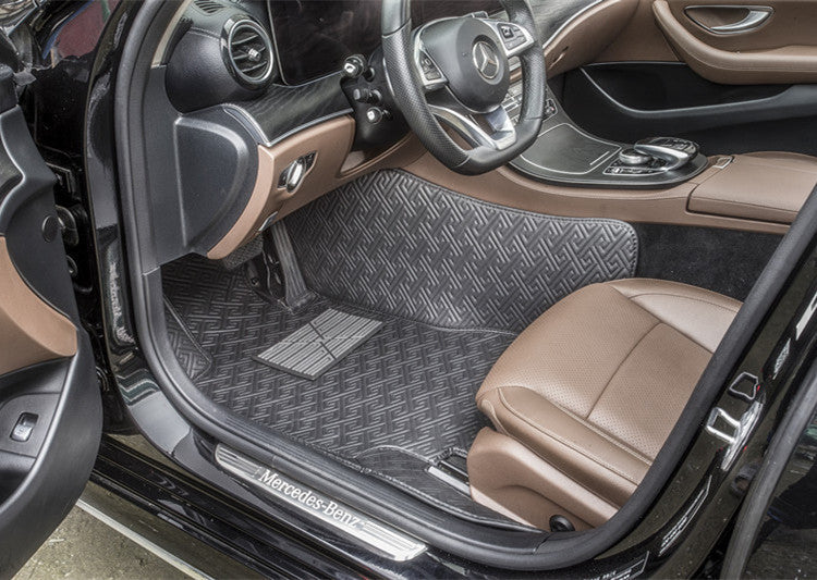 Alfombrilla de cuero para coche completamente rodeada, protección para todo tipo de clima