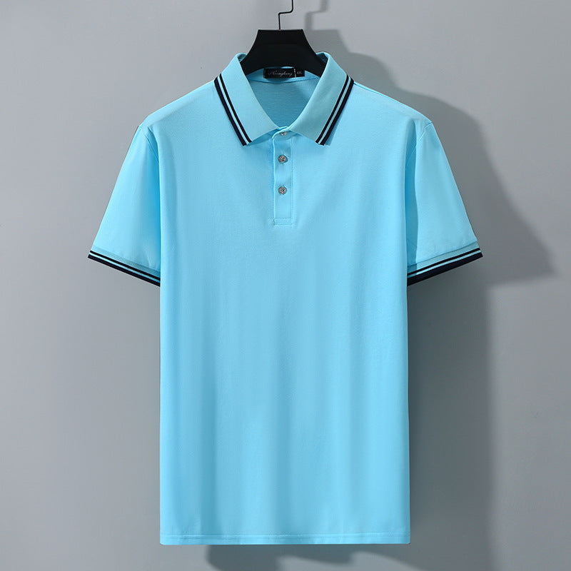 Loose Casual Short-sleeved T-shirt Plus-sized Plus-sized Base Shirt Fat Man