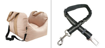 Siège de transport de voiture pour chien, panier étanche, Portable, sécurité de voyage, sacs suspendus en maille, lits et canapés respirants