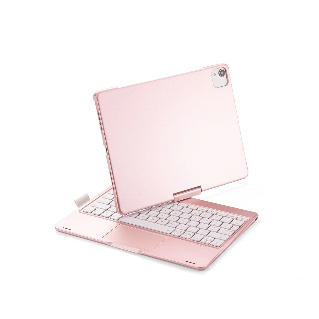 Compatible avec Apple, clavier tactile Bluetooth rotatif avec rétroéclairage