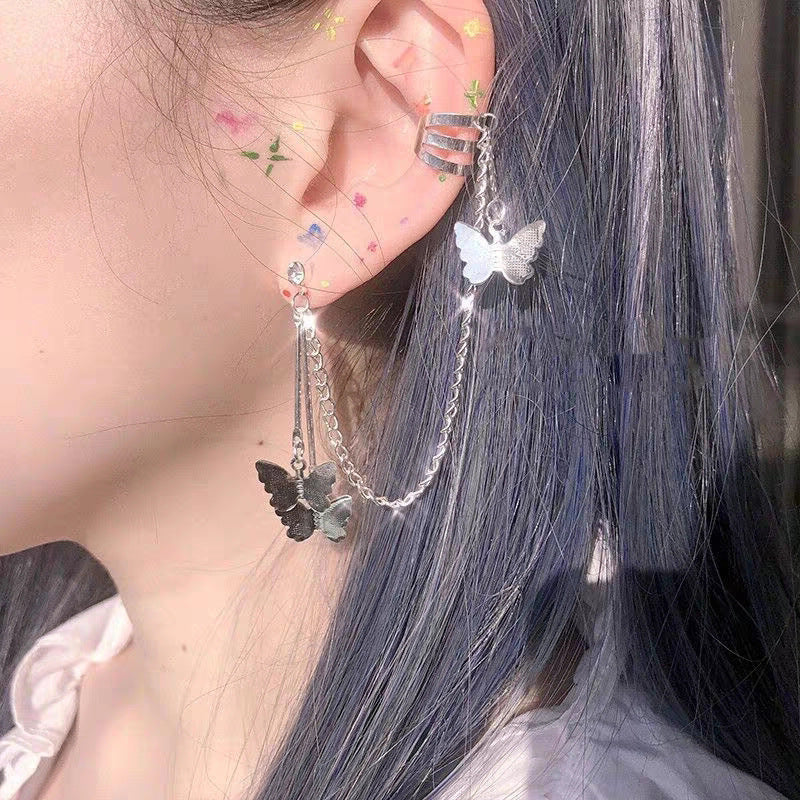 Ensemble créatif simple de cinq clips d'oreille non percés