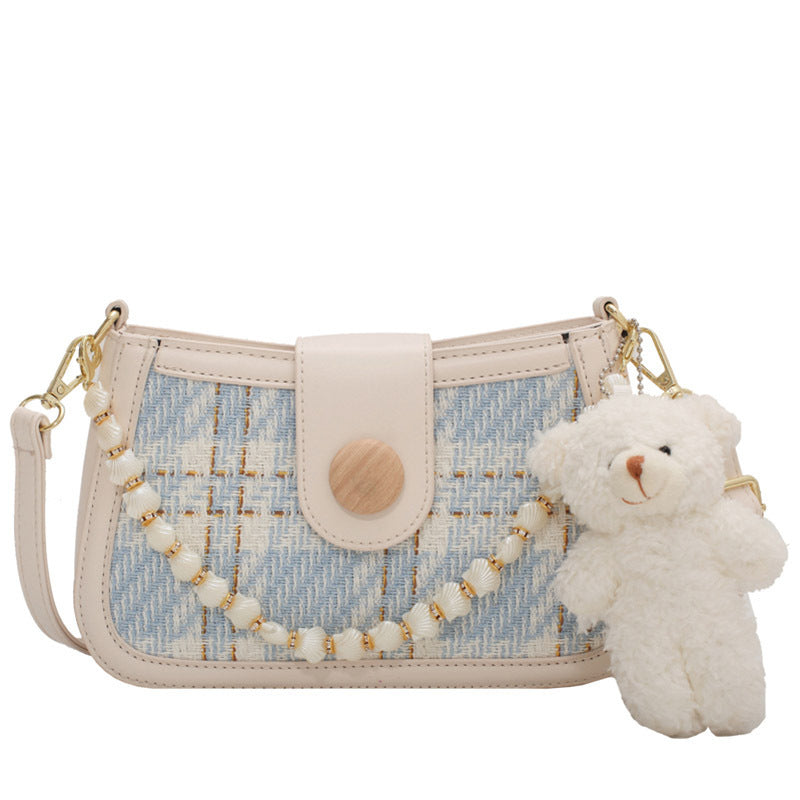 New Shoulder Bag Girls' Casual Messenger Bag Pendant