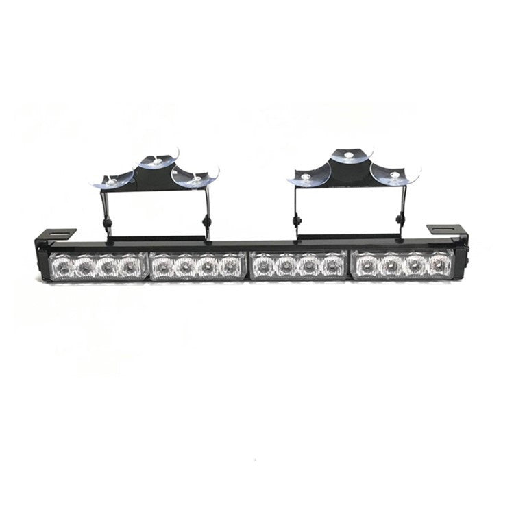 Luz de advertencia LED con ventosa para parabrisas trasero de coche, dos en uno