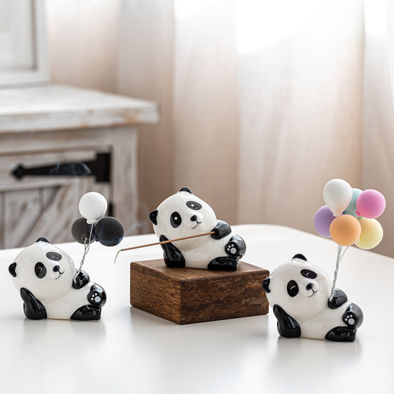 Décoration amusante Panda Encens Déodorant Bureau Aromathérapie