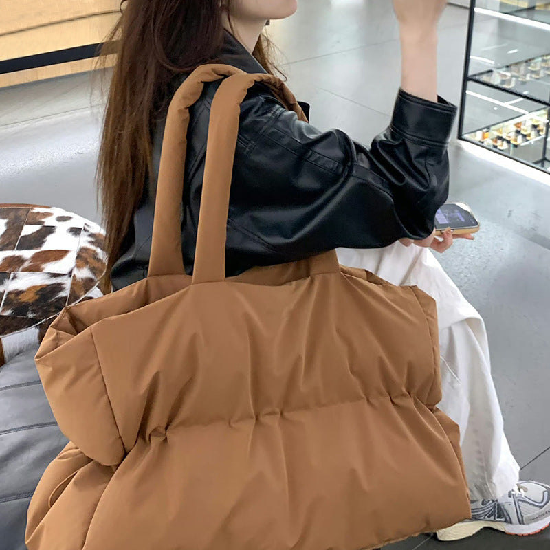 Nouveau sac à main décontracté en coton à bandoulière assorti avec tout