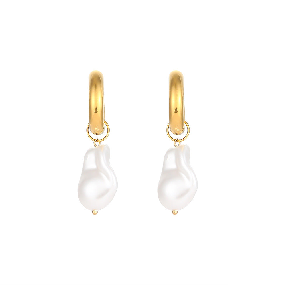 Popular Simplicity Pearl Jewelry Earrings