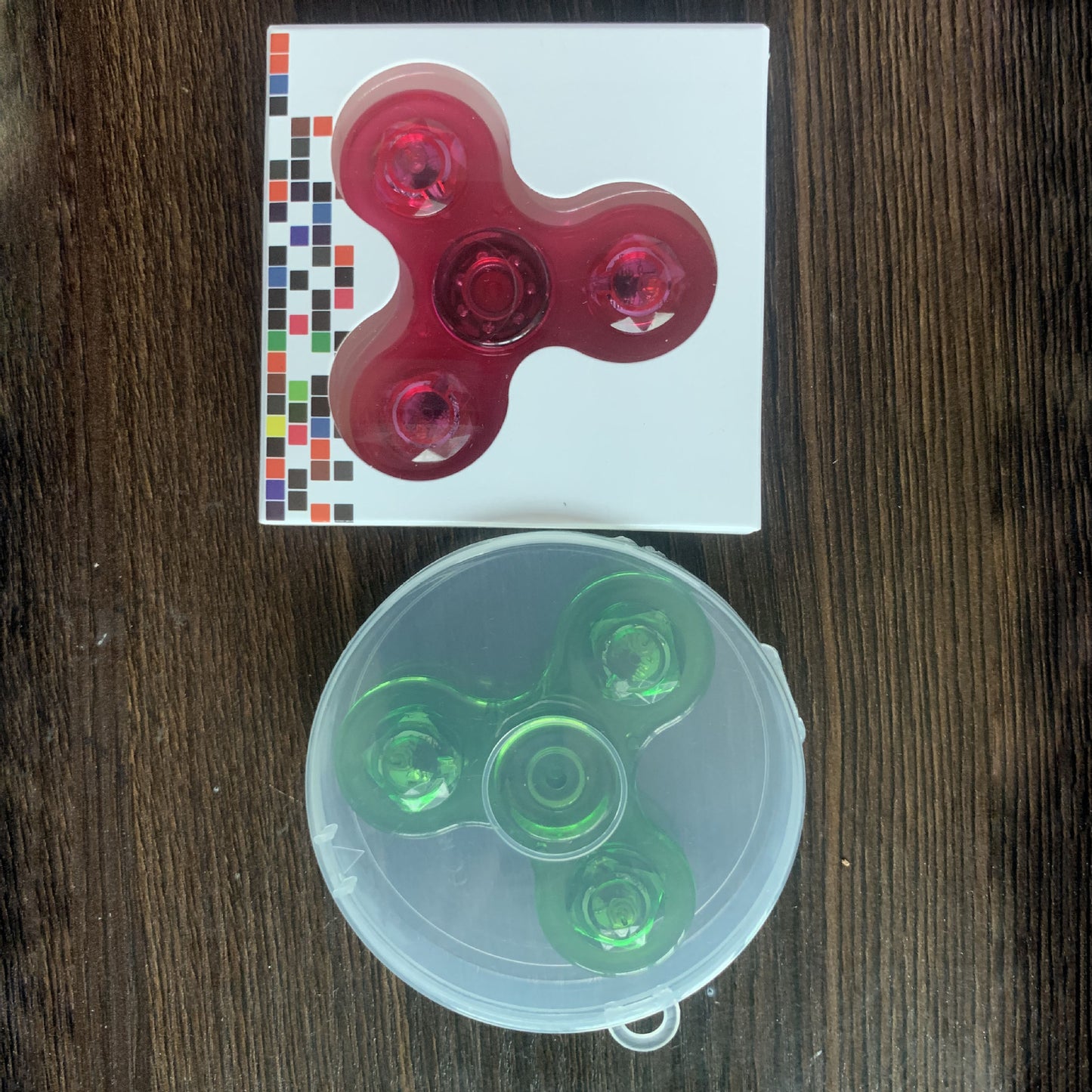 Luz LED luminosa Fidget Spinner mano mejores hilanderos brillan en la luz oscura EDC Figet Spiner dedo alivio del estrés juguetes