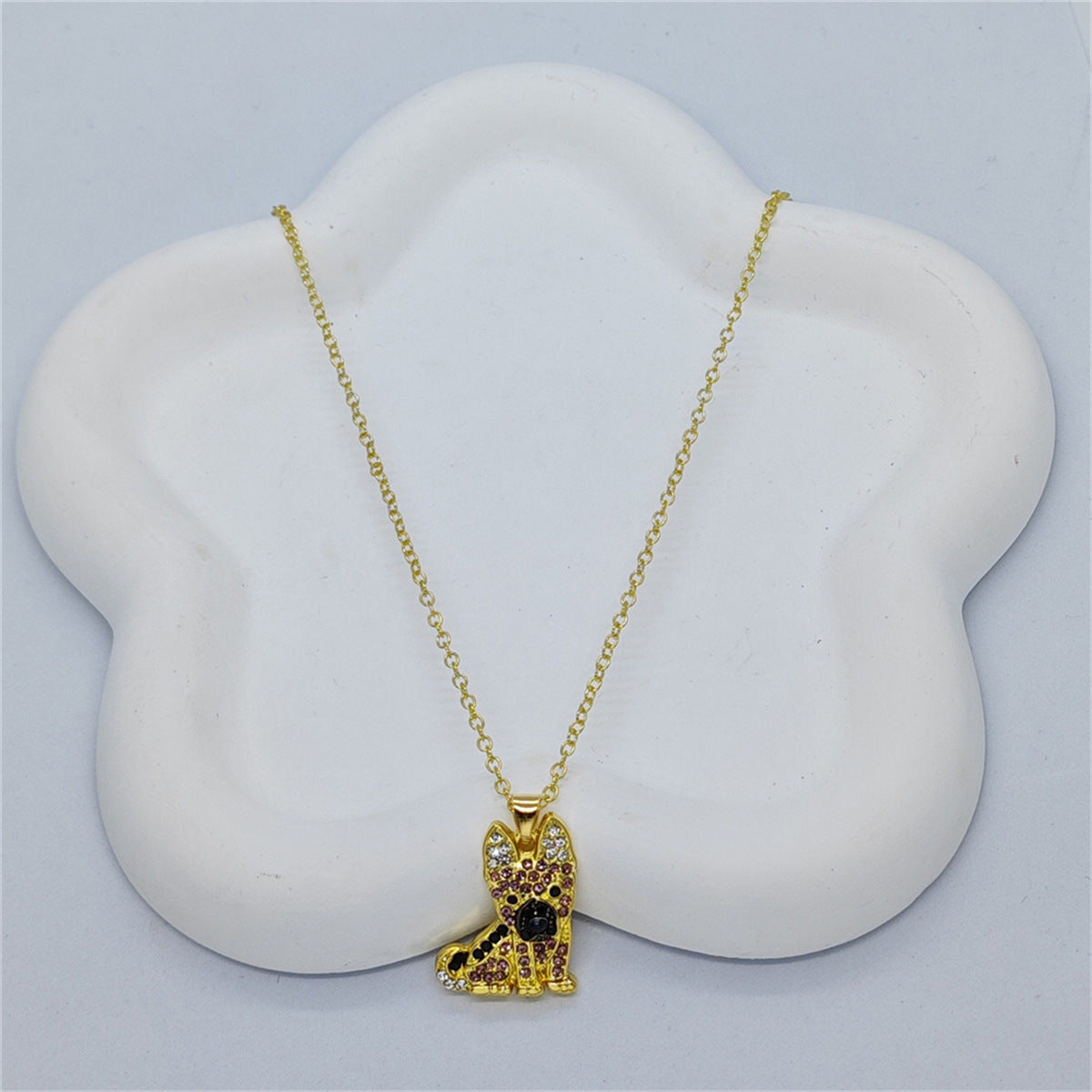 Handsome German Shepherd Dog Pendant Necklace