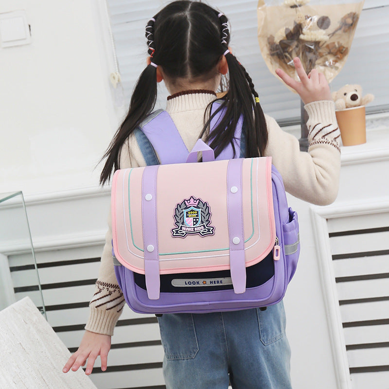 Sac à dos pour écoliers du primaire, sac à dos de Style britannique pour garçons et filles, réduction de la charge, pour enfants