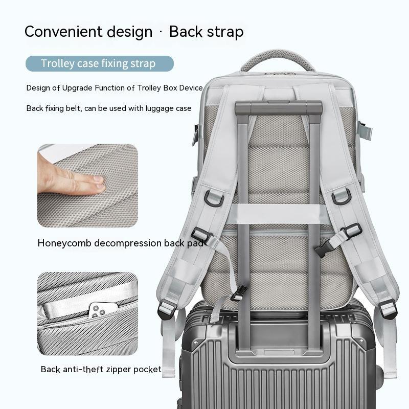 Expansion Backpack Sac à dos décontracté pour femme avec séparation sèche et humide