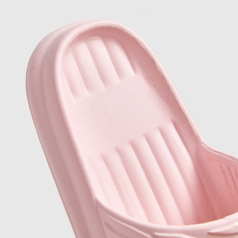 Pantoufles de maison, chaussures de salle de bain à fond épais et souple