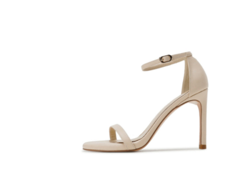 Sandales à talons aiguilles pour femmes avec bride à boucle
