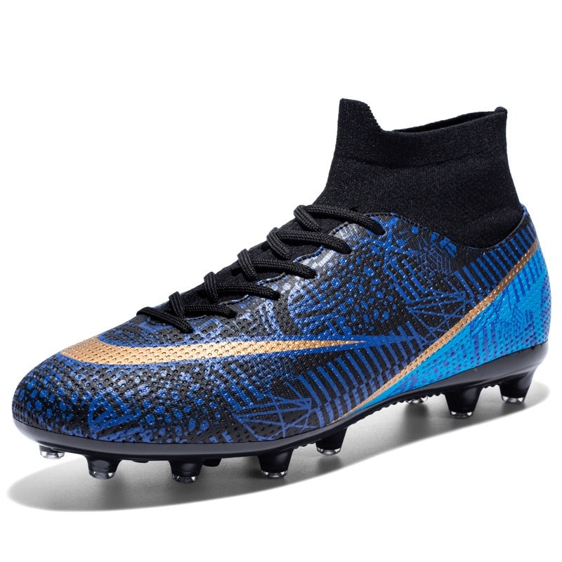 Nouveau Chaussures de football de terrain ferme haut de gamme de sport respirant