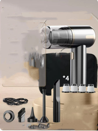 Aspirateur portatif à charge sans fil monté sur voiture, aspiration Super forte