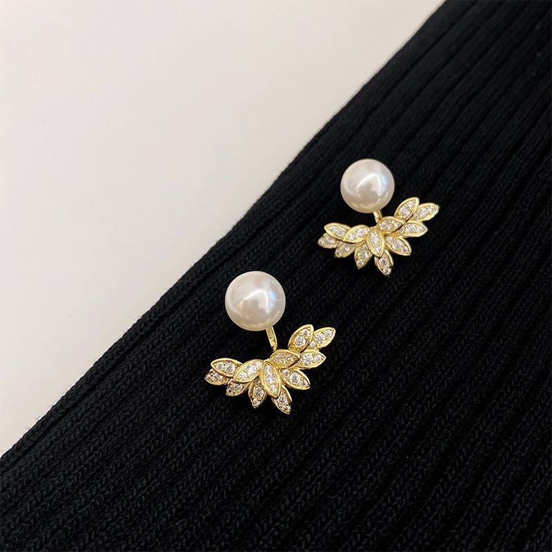 Boucles d'oreilles de luxe légères pour femmes, une paire, deux styles de port, haute qualité