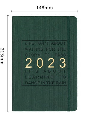 Calendrier de calendrier d'almanach d'étudiant créatif de gestion du temps
