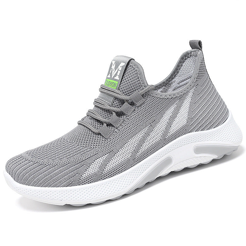 Zapatos individuales de moda de estilo coreano para hombre, cómodas zapatillas de deporte informales a la moda para correr