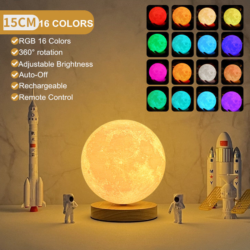 Bedroom Sleep Magnetic Rotating Moonlight Lamp