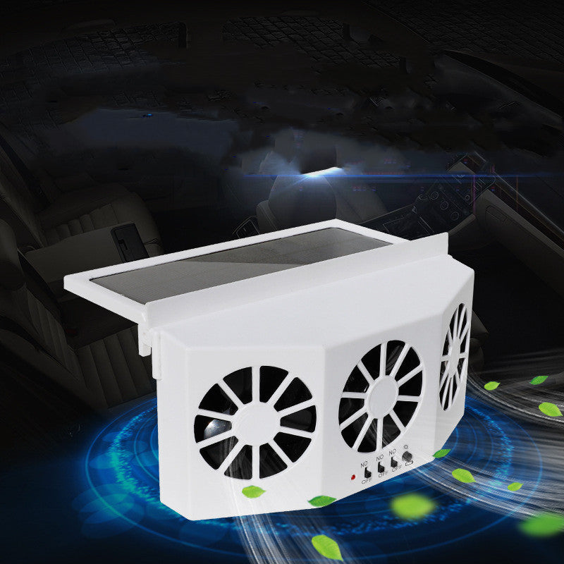 New Solar Car Cooling Artifact Car Exhaust Fan Air Circulation Smoke Exhaust Fan Car Ventilation Fan