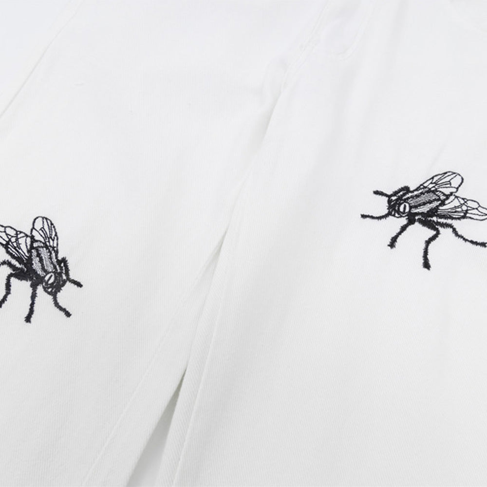 Men's Multi-pocket Denim Bell-bottom Pants