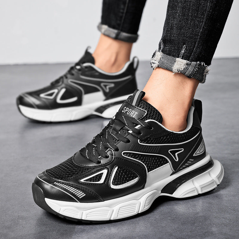 Zapatos casuales con plataforma transpirable de verano para hombre