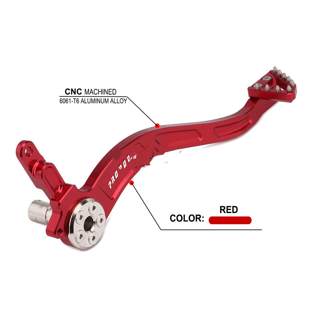 Levier de changement de vitesse en aluminium CNC, adapté aux pièces de Modification de moto tout-terrain, levier de frein
