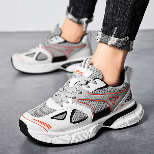 Zapatos casuales con plataforma transpirable de verano para hombre