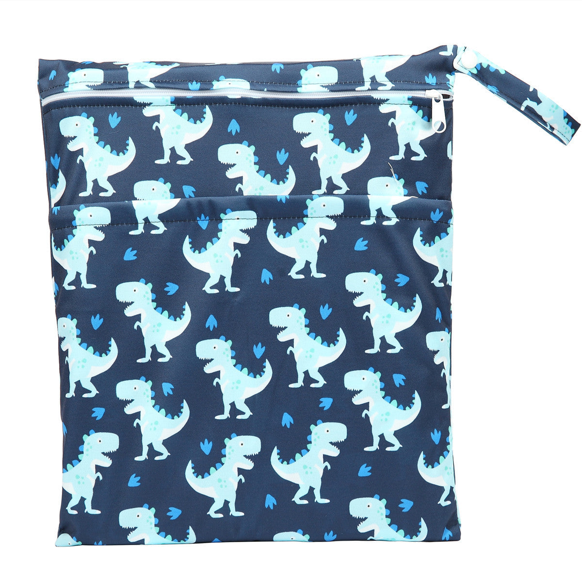 Bolsa de pañales con errores de gran capacidad y doble bolsillo, tamaño mediano