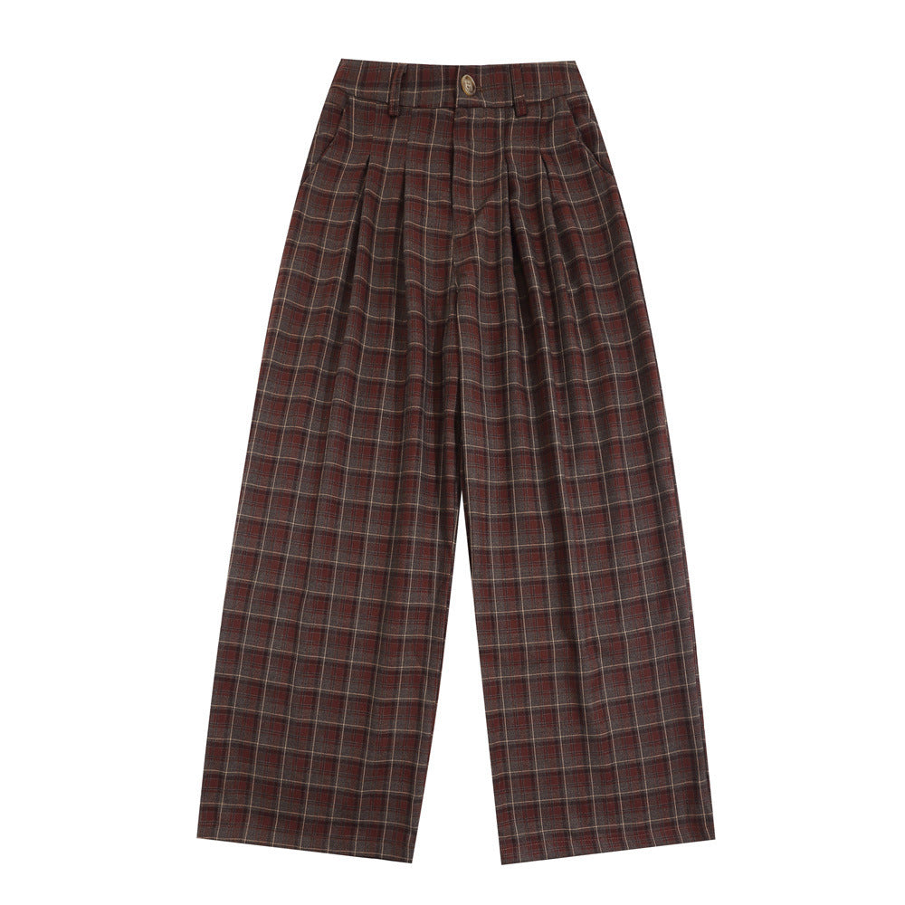 Men's Fashionable Loose All-match Drooping Straight Wide Leg Pants