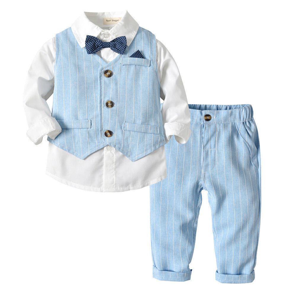 Ensemble trois pièces pour enfants, vêtements d'automne pour garçons